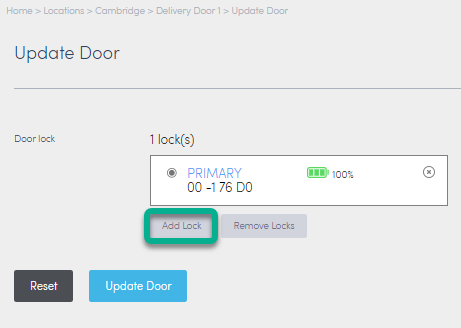 Add and remove locks from a door